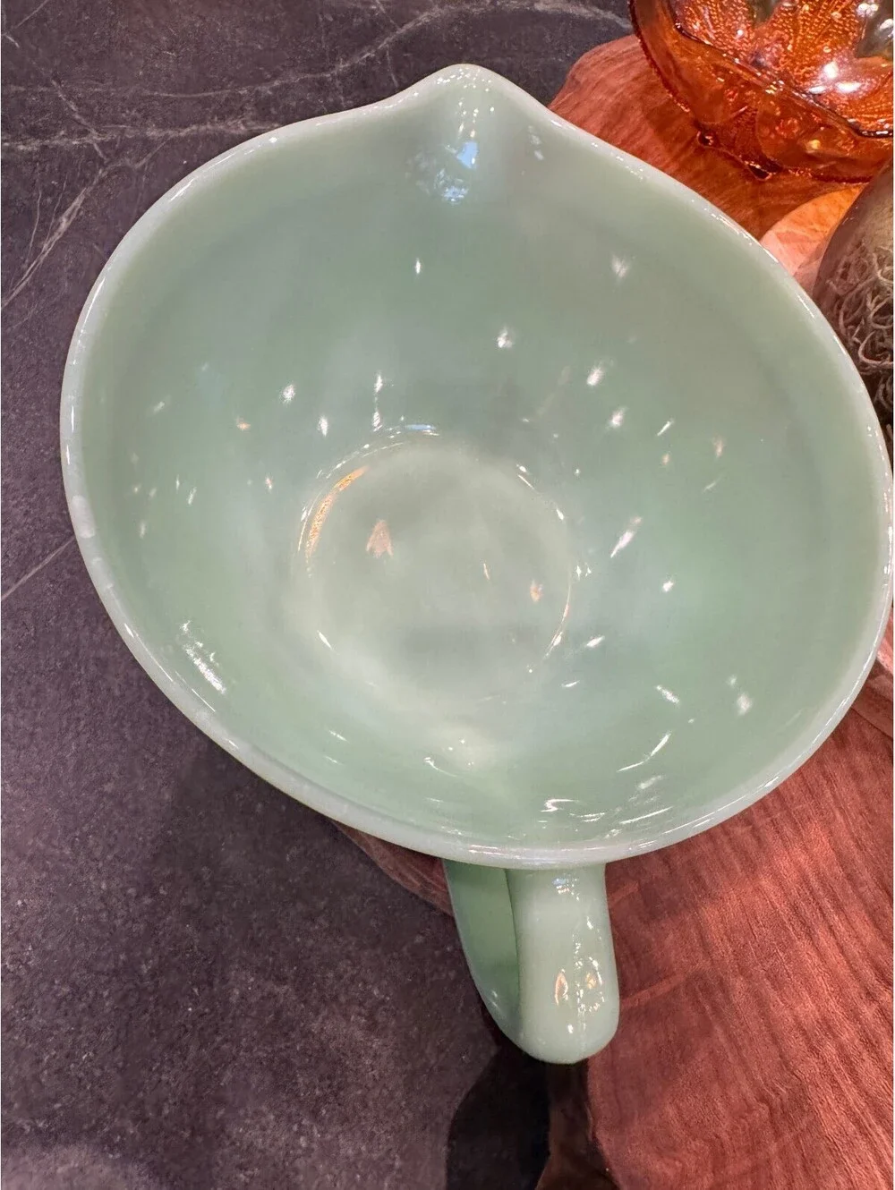 Vintage 1950s Fire-King Jadeite Batter Bowl